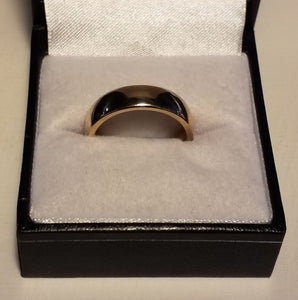 Gold Wedding Band - Mens