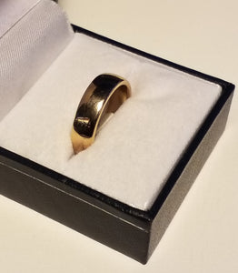 Gold Wedding Band - Mens