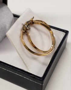 Gold Hoop Earrings 20mm